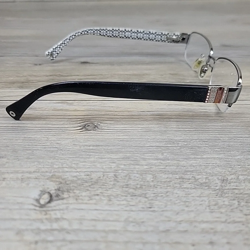 Coach HC 5027B Cecily 9081 Eyeglass Frames‎ Womens  50-17-135 Dark Silver Black